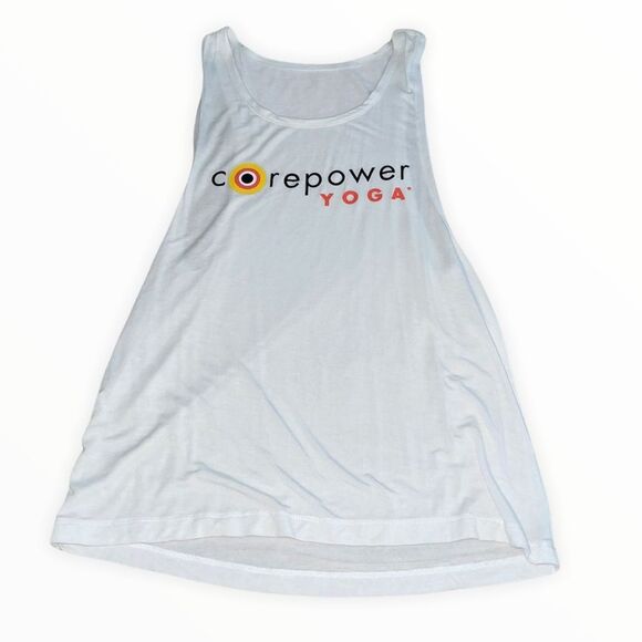 NEW Corepower Yoga White Logo Tank - Picture 1 of 3